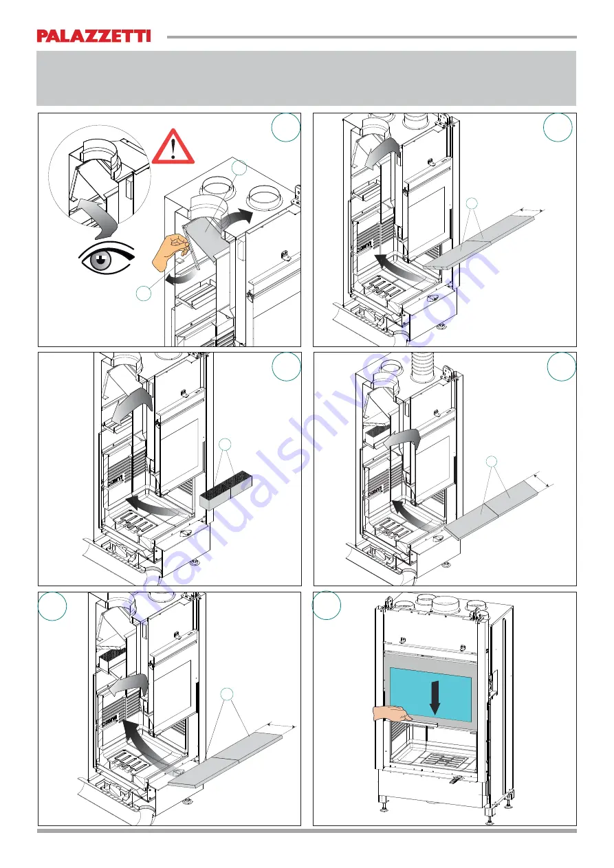 Palazzetti ECOMONOBLOCCO WT 78F V Скачать руководство пользователя страница 12