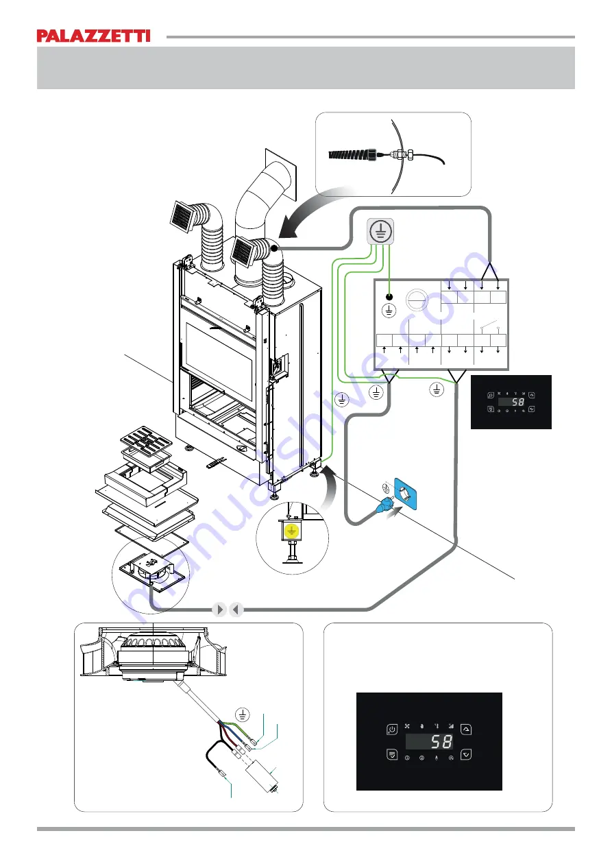 Palazzetti ECOMONOBLOCCO WT 78F V Скачать руководство пользователя страница 14