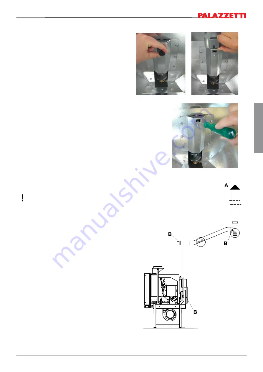 Palazzetti Inserimento A70 Installation, User And Maintenance Manual Download Page 65