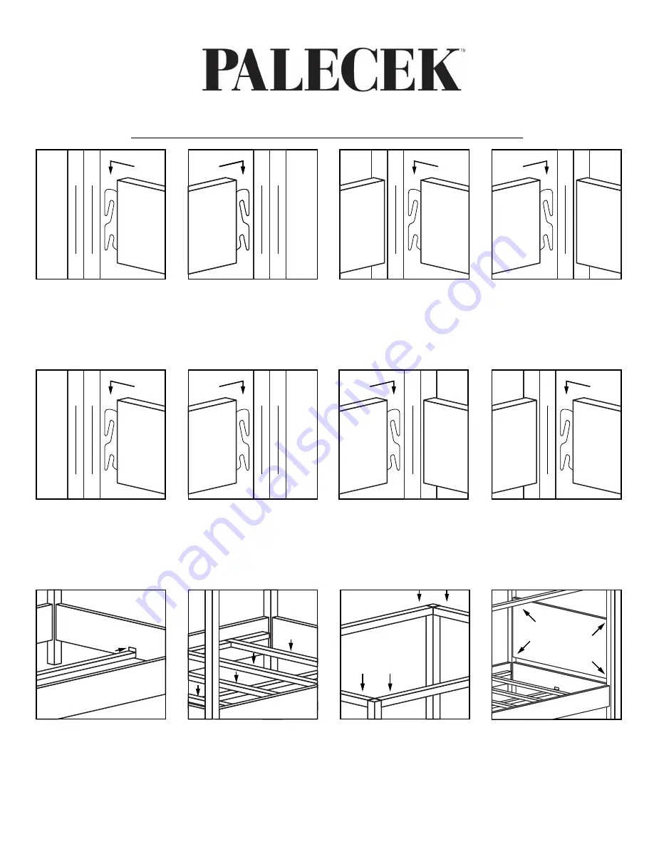 PALECEK WOODSIDE CANOPY BED Assembly Instructions Download Page 2