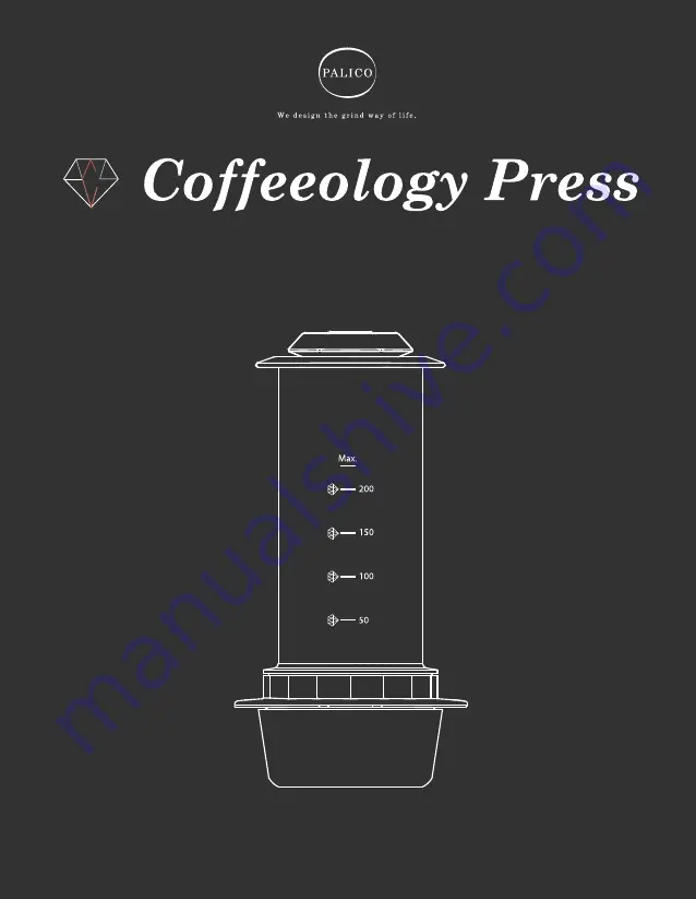 PALICO Coffeeology Press Instruction Manual Download Page 1