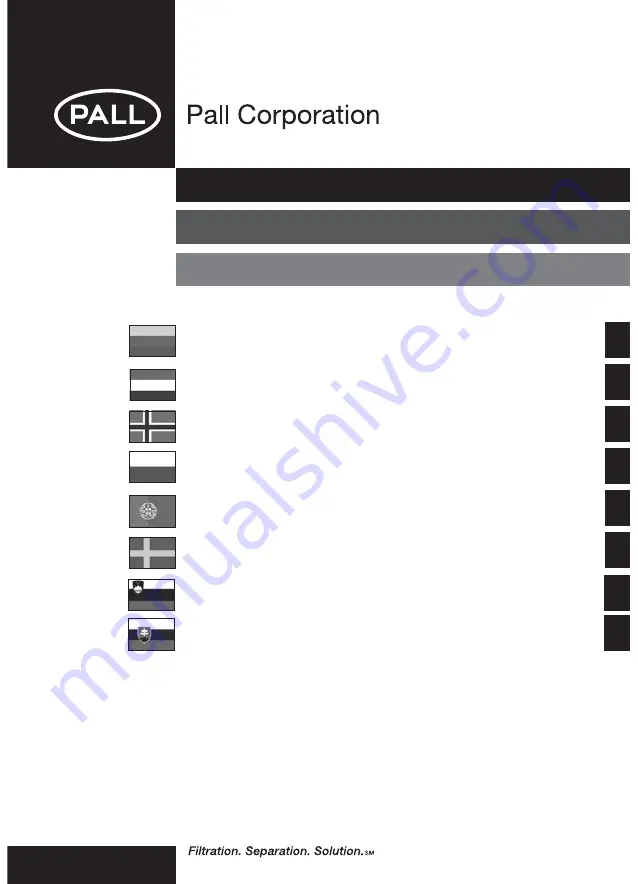 Pall FP01087 Rev A Assembly And Installation Manual Download Page 3