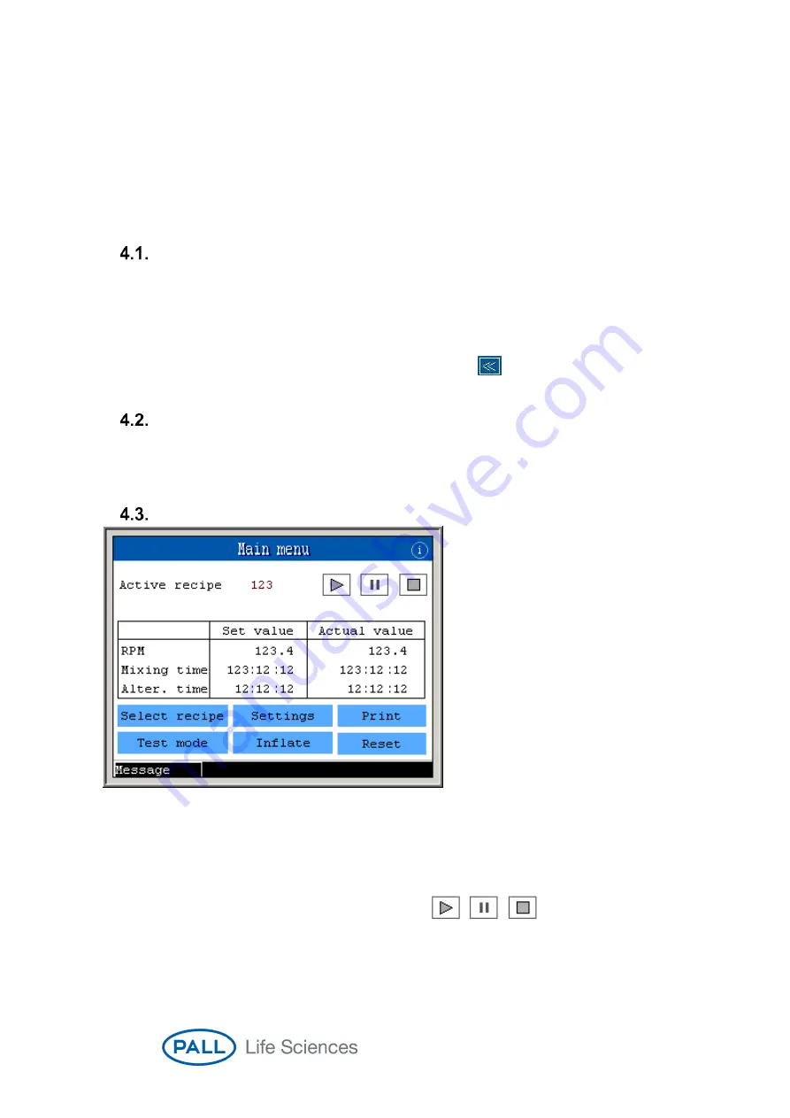 Pall PadMixer 1000 Premium Instructions For Use Manual Download Page 5