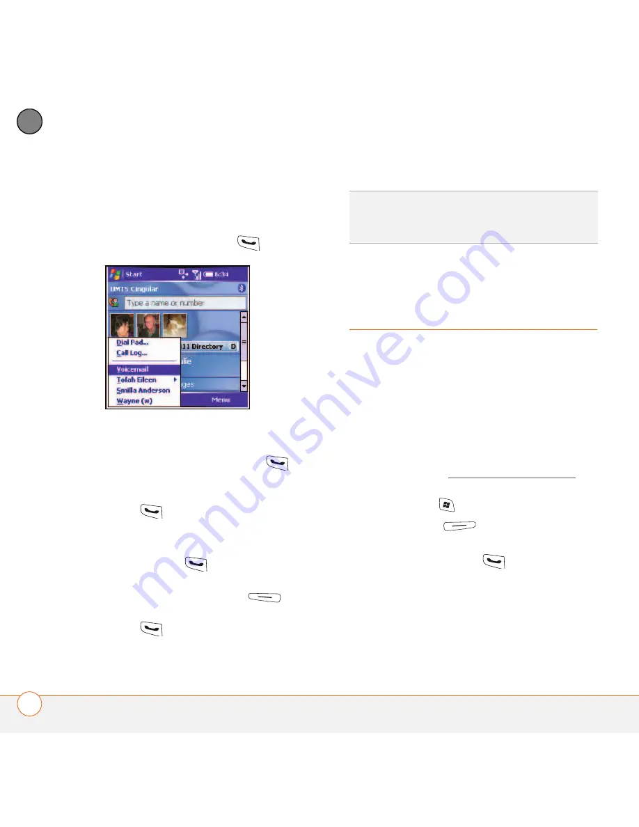 Palm 1051NA - Treo 750 Smartphone 60 MB User Manual Download Page 46