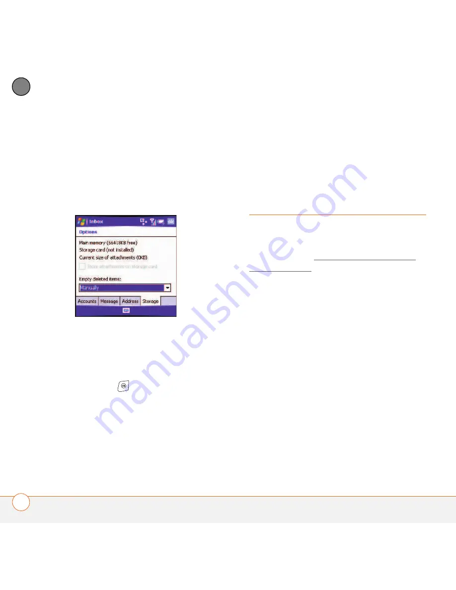 Palm 1051NA - Treo 750 Smartphone 60 MB User Manual Download Page 106