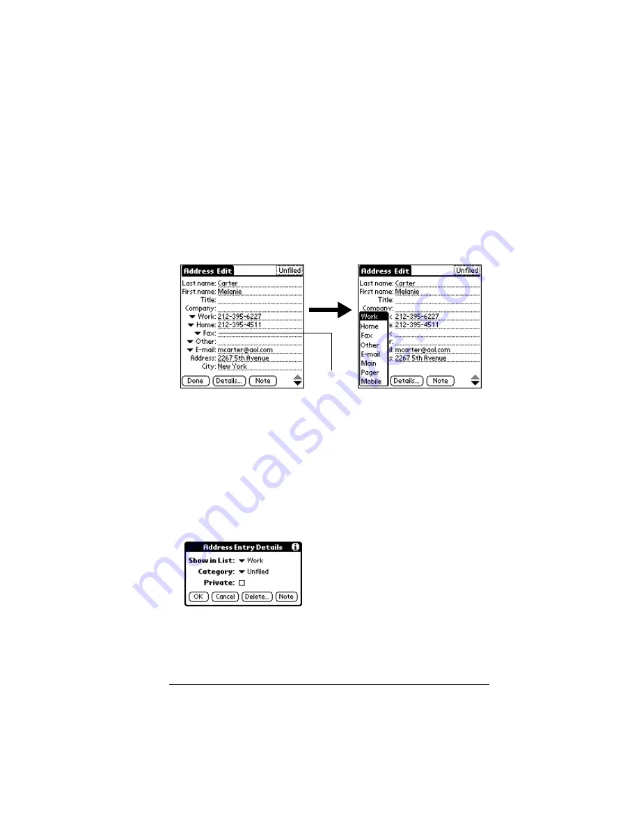 Palm 3C80501U - Vllx - OS 3.5 20 MHz Handbook Download Page 105