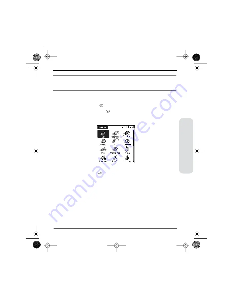 Palm 600 User Manual Download Page 41