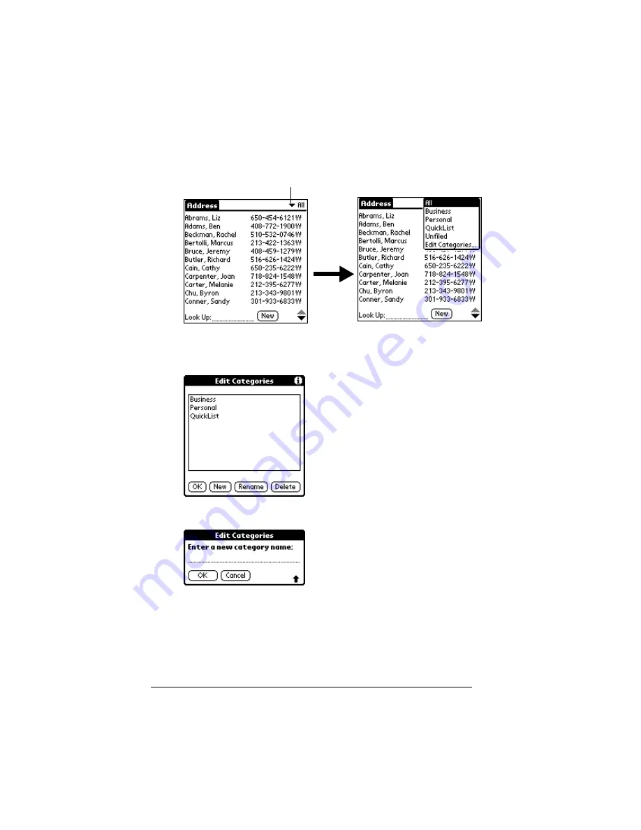 Palm M100 - OS 3.5 16 MHz Handbook Download Page 77