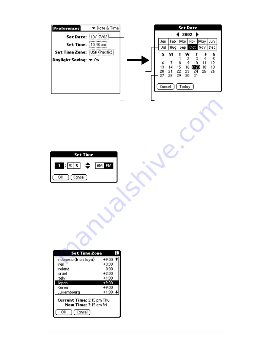 Palm m500 Series Скачать руководство пользователя страница 36