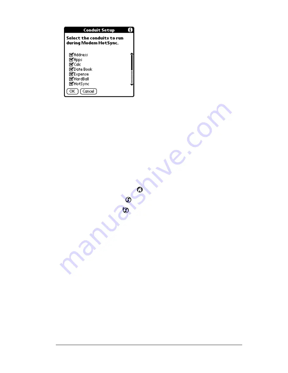 Palm m500 Series Handbook Download Page 201