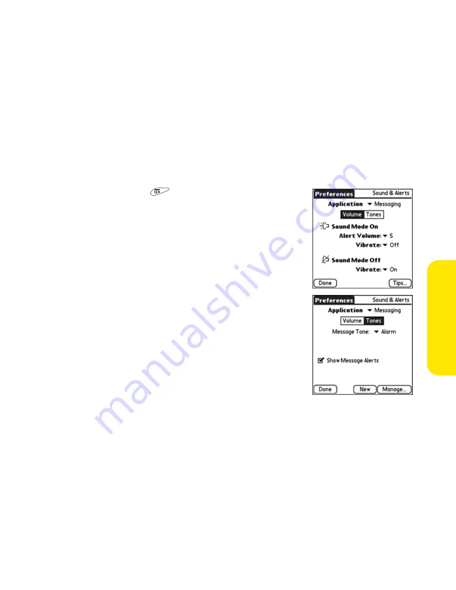 Palm Treo 650 User Manual Download Page 231