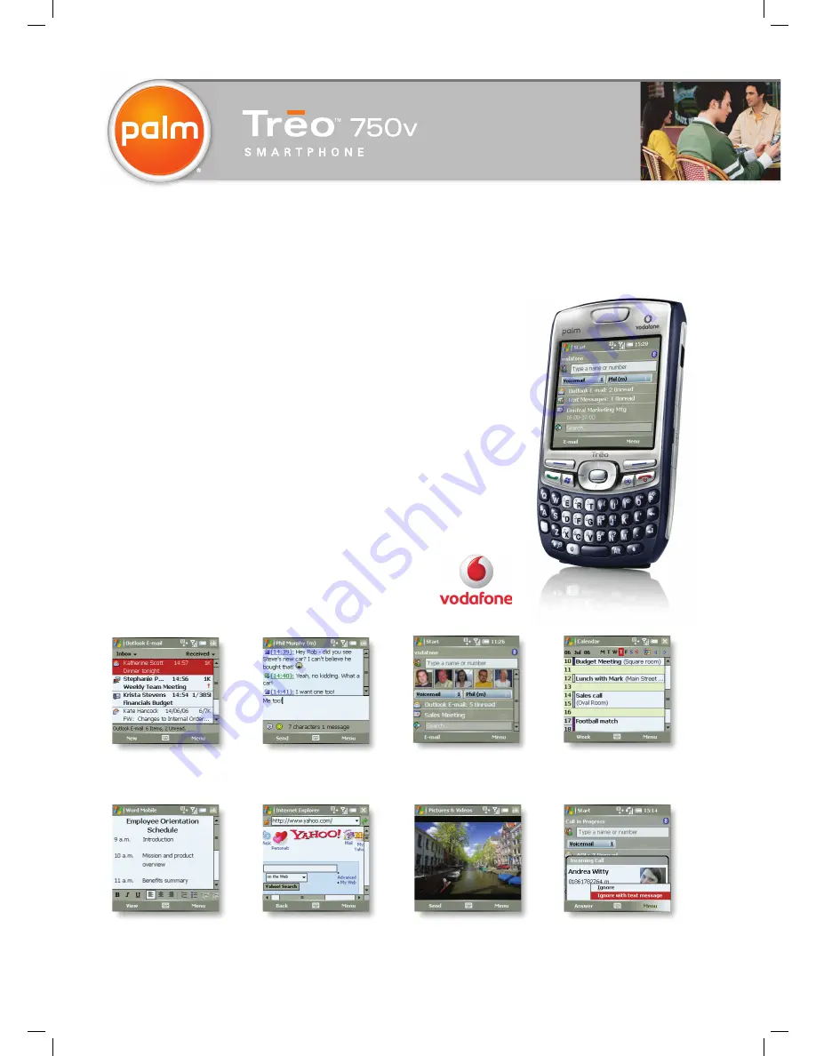 Palm Treo 750v Скачать руководство пользователя страница 1