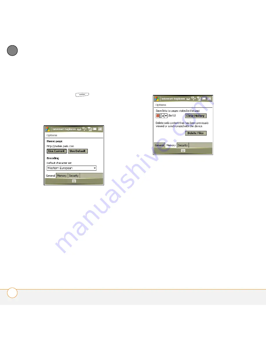 Palm Treo 750v User Manual Download Page 128