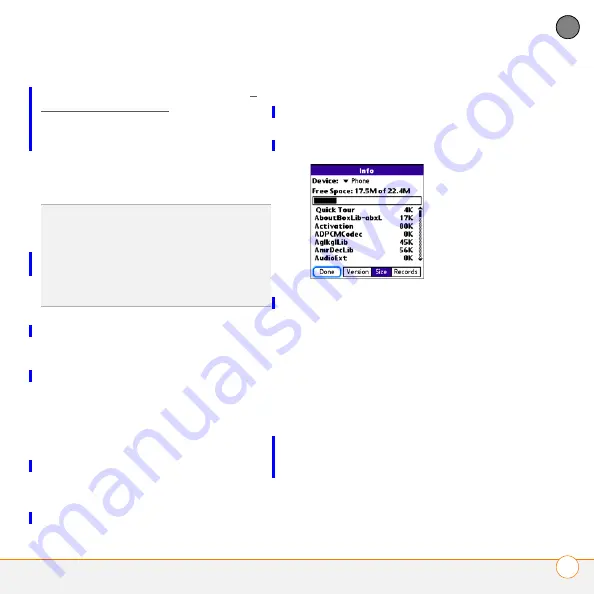 Palm Treo XXX User Manual Download Page 25