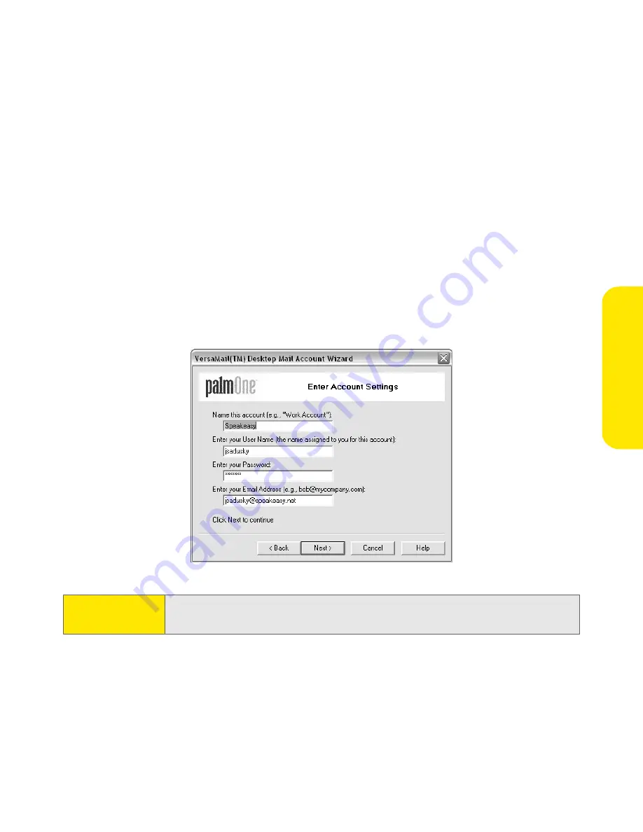 Palm TREOTM TreoTM 650 User Manual Download Page 199