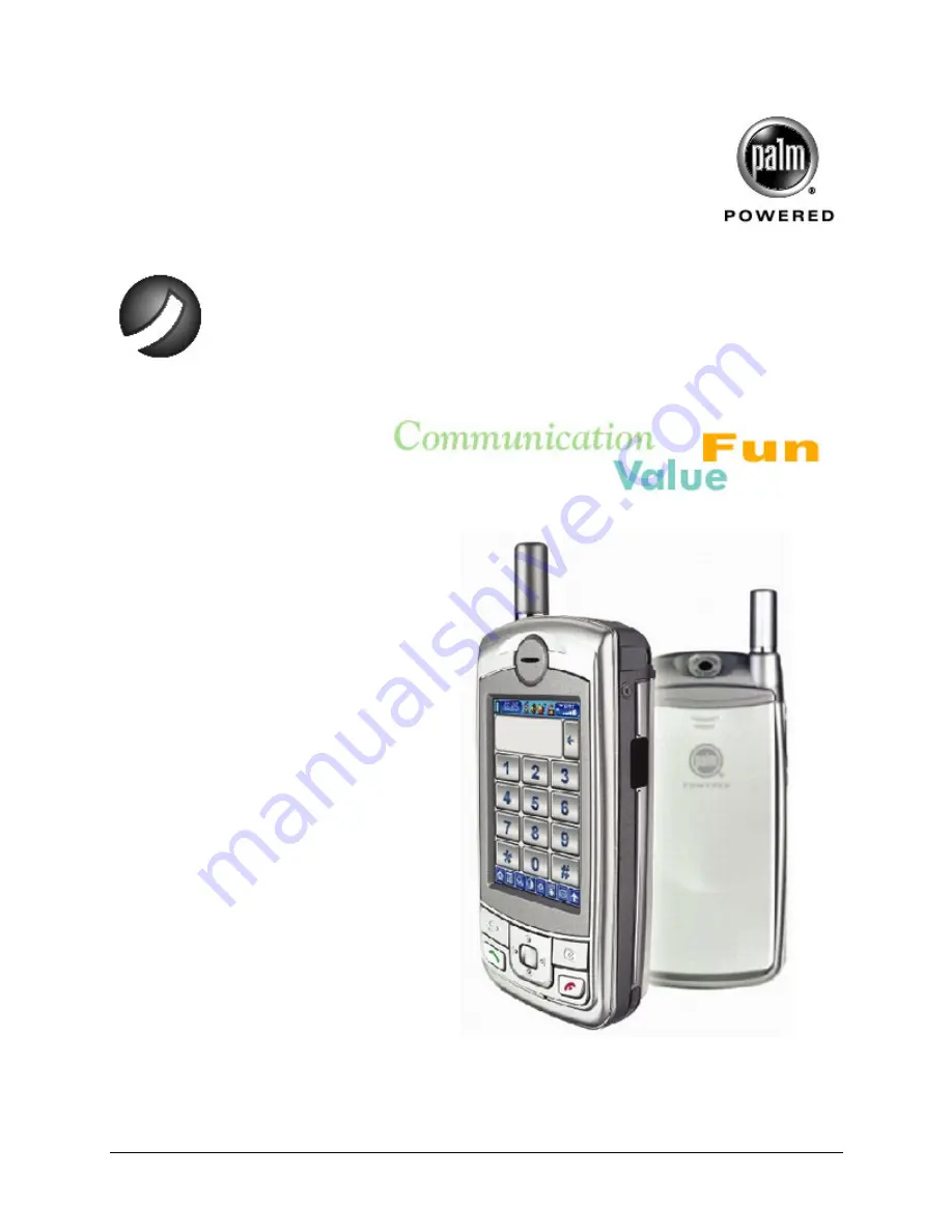 Palm Xplore G18 User Manual Download Page 1