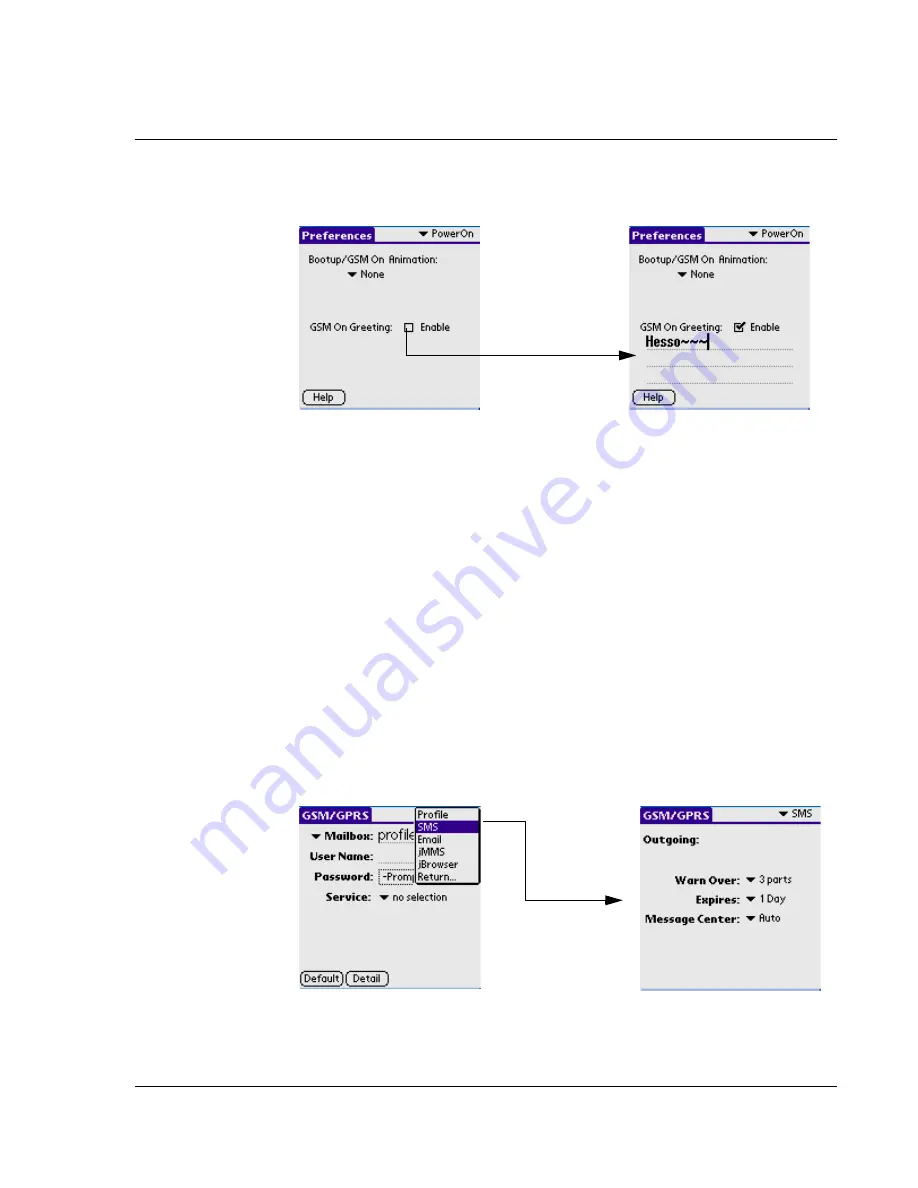 Palm Xplore G18 User Manual Download Page 232