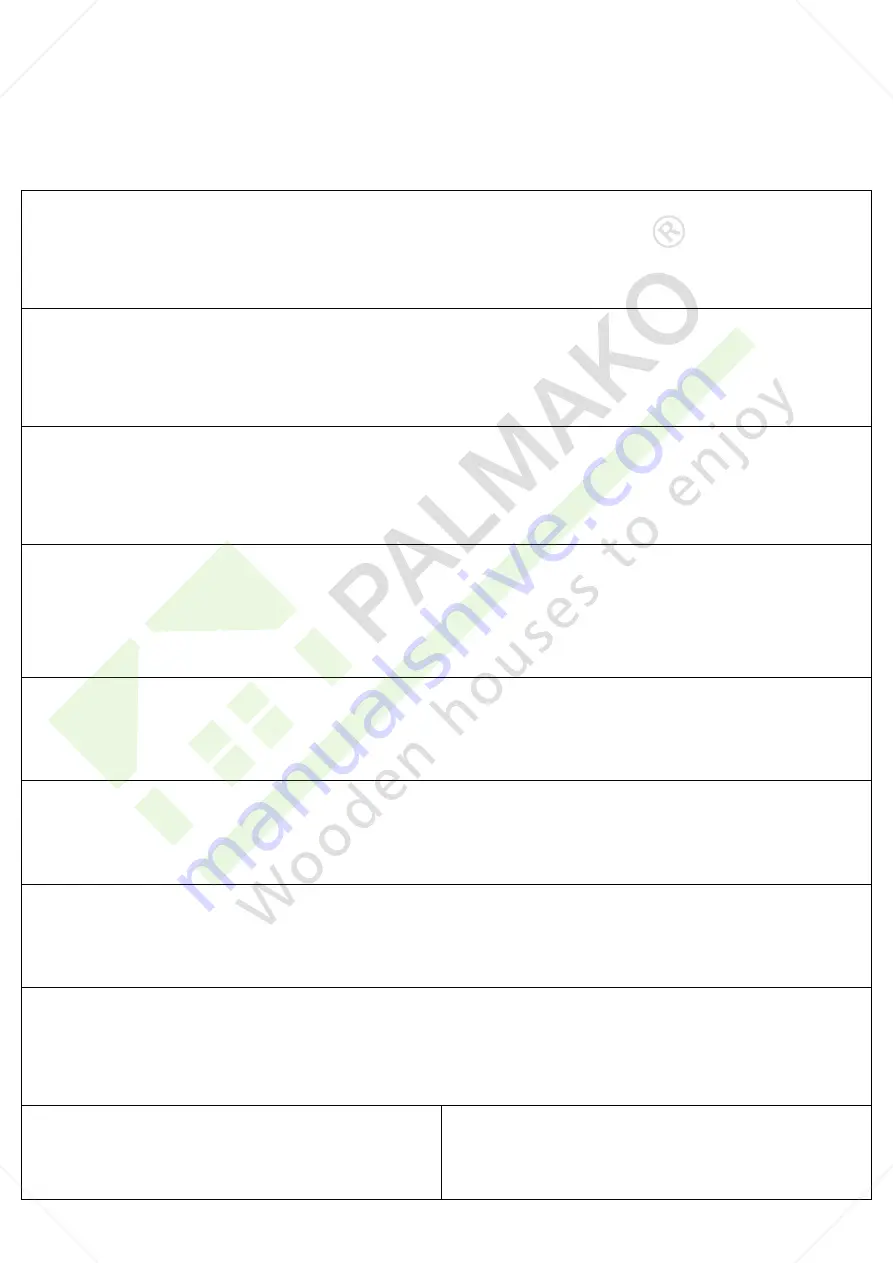 Palmako CP3237 Installation Manual Download Page 1