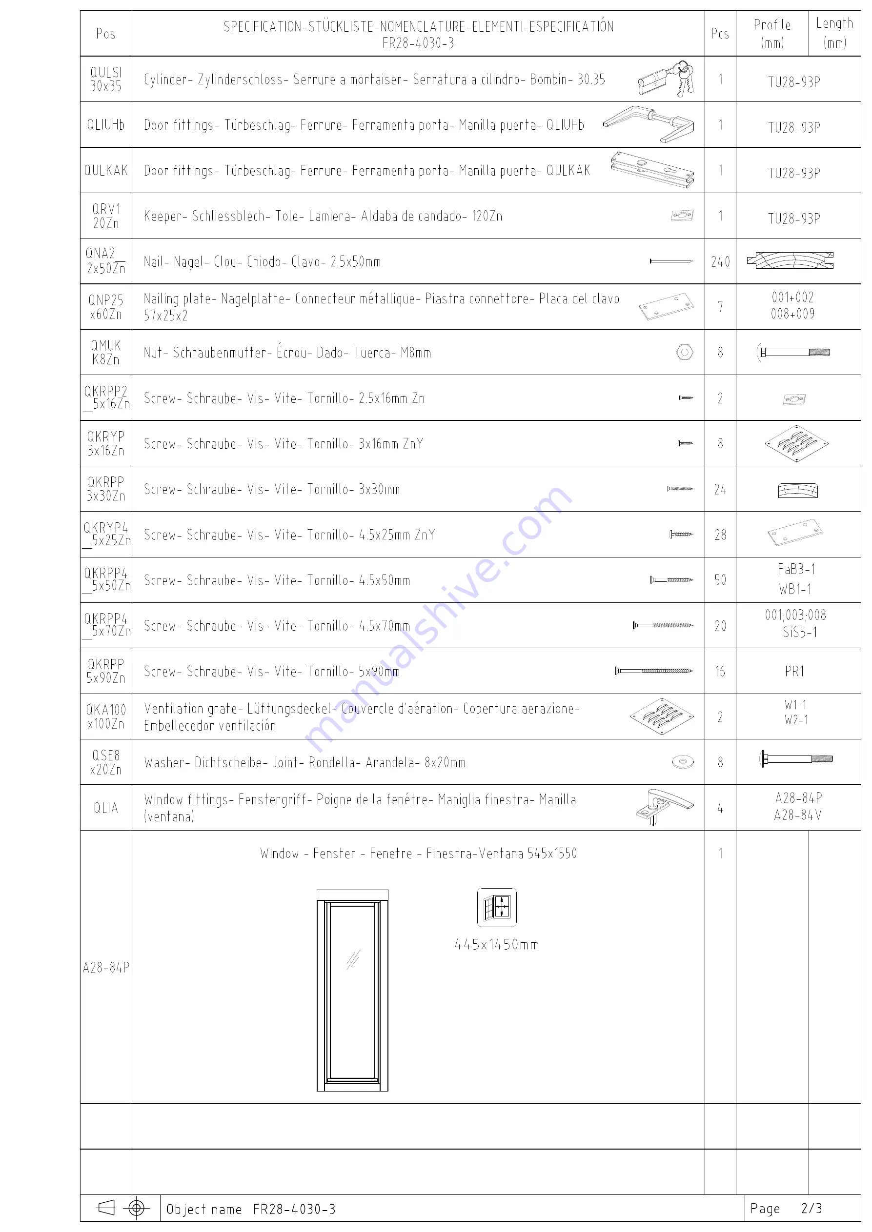 Palmako FR28-4030-3 Installation Manual Download Page 7