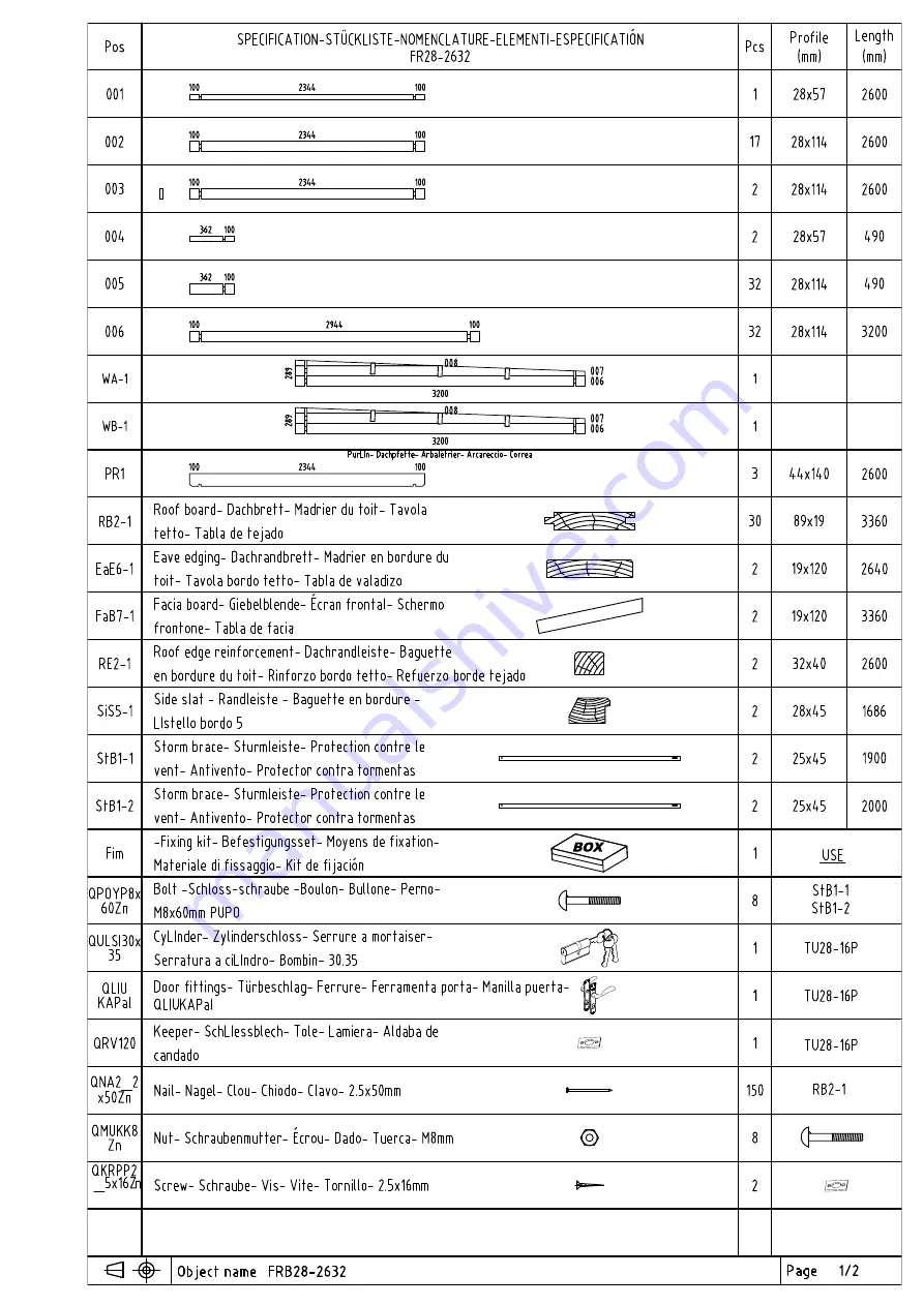 Palmako FR28-5930 Installation Manual Download Page 93