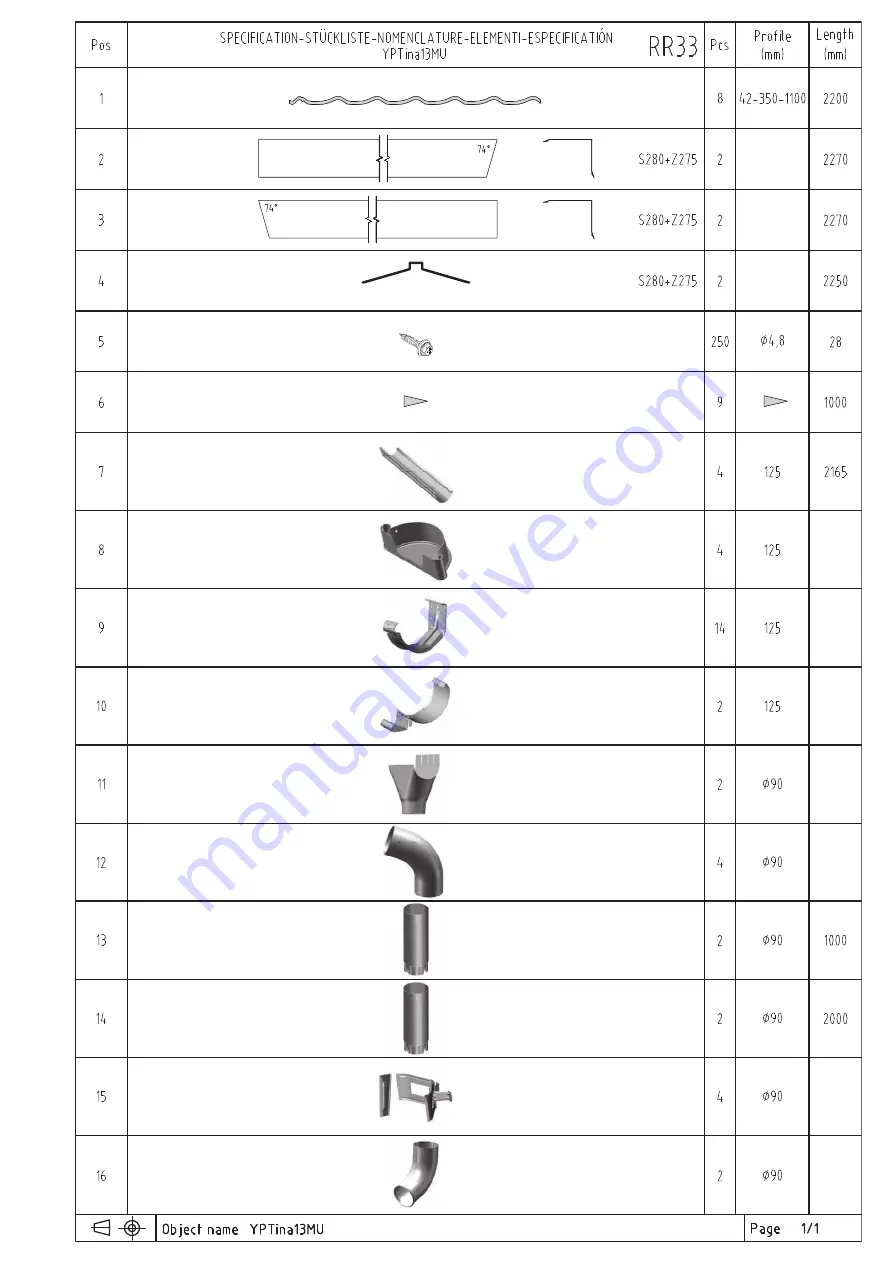 Palmako FR34-3841 Installation Manual Download Page 106