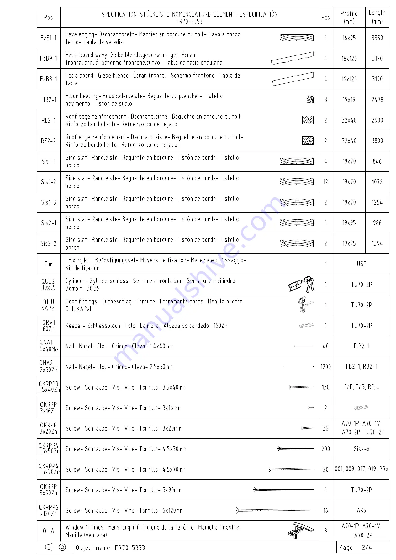 Palmako FR70-5353 Installation Manual Download Page 120