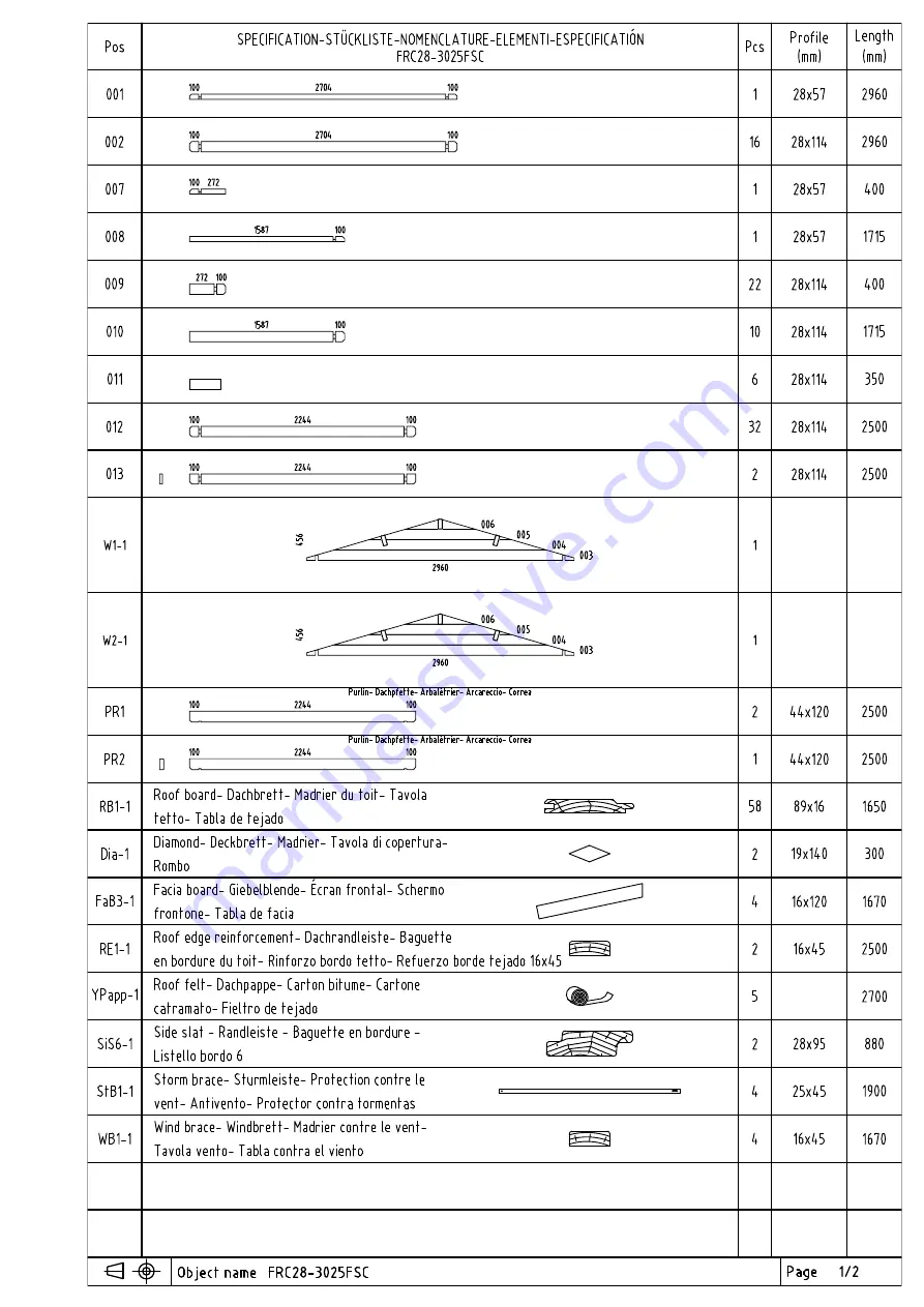 Palmako FRC28-3025FSC Installation Manual Download Page 45