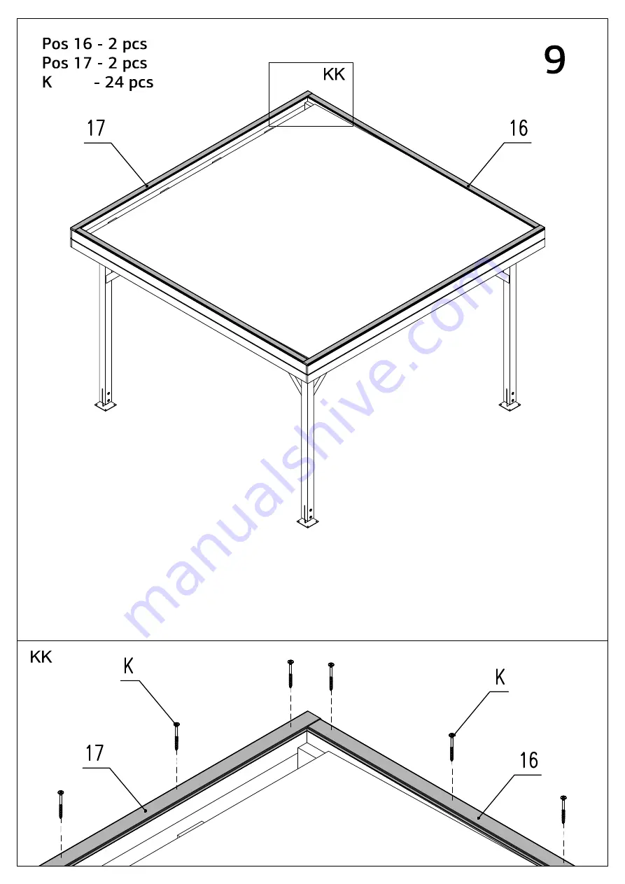 Palmako Modular Garden MGPAV-01 Installation Manual Download Page 16