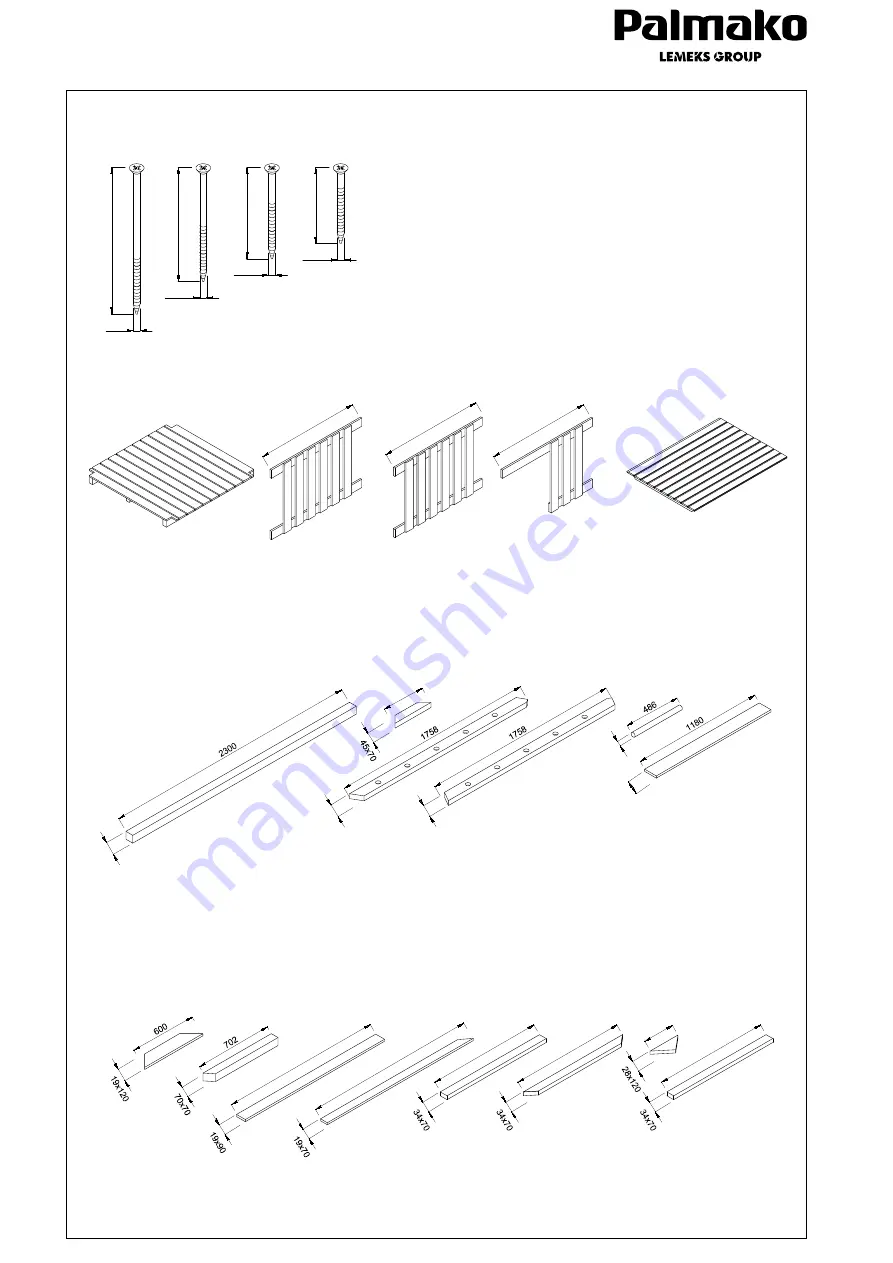 Palmako MV70-3731 Assembly, Installation & Maintenance Instructions Download Page 5