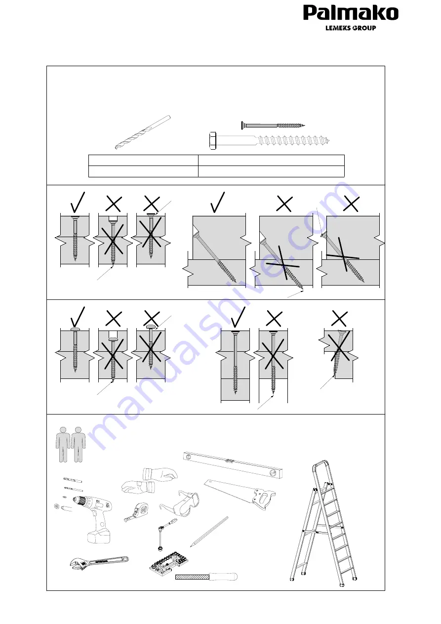 Palmako MV70-3731 Assembly, Installation & Maintenance Instructions Download Page 10