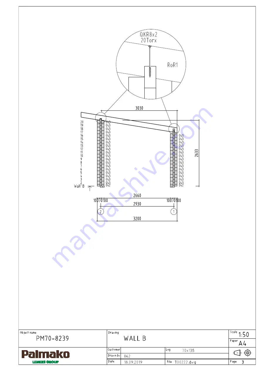 Palmako PM70-8239 Installation Manual Download Page 37