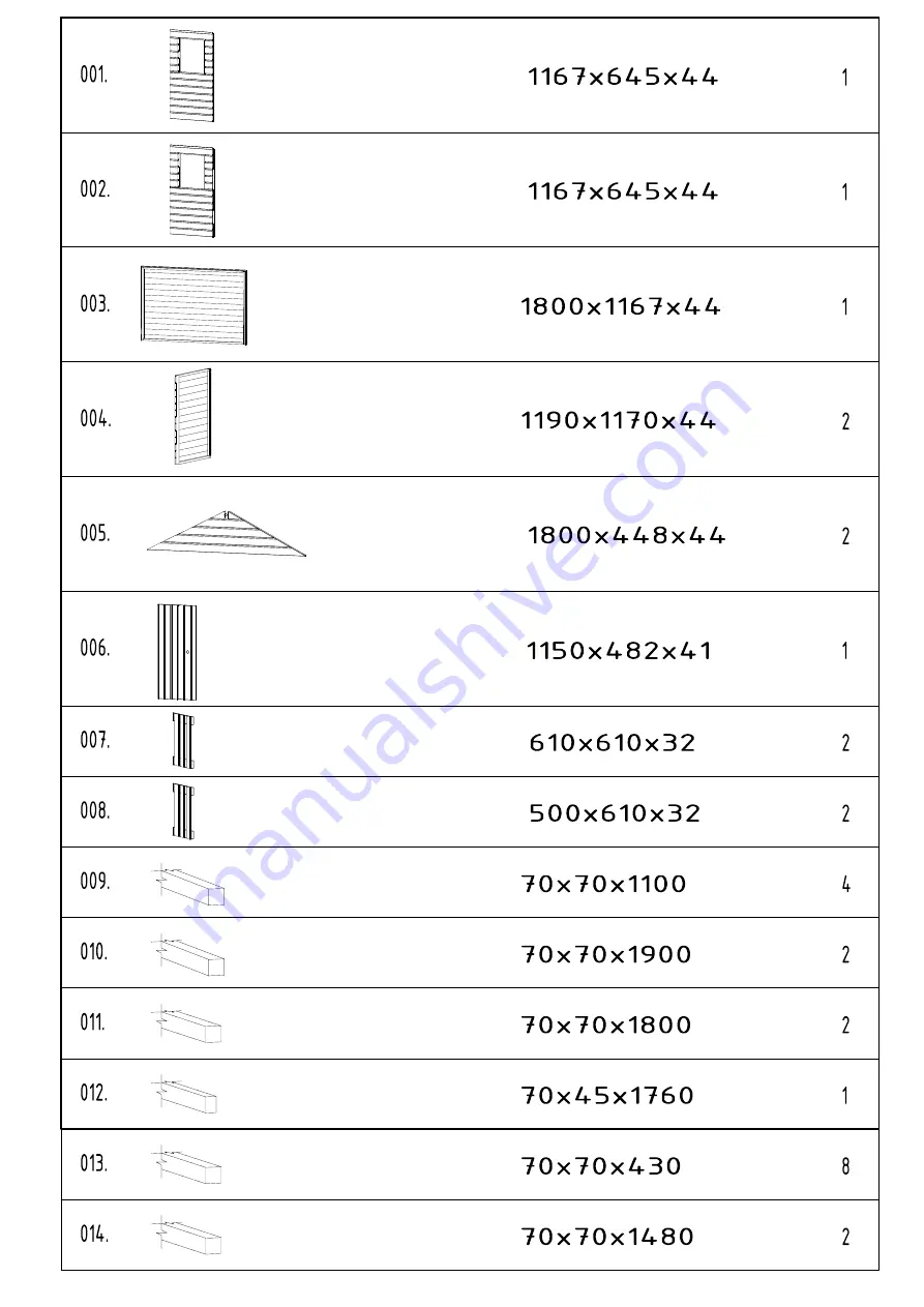 Palmako Toby Assembly, Installation And Maintenance Manual Download Page 117