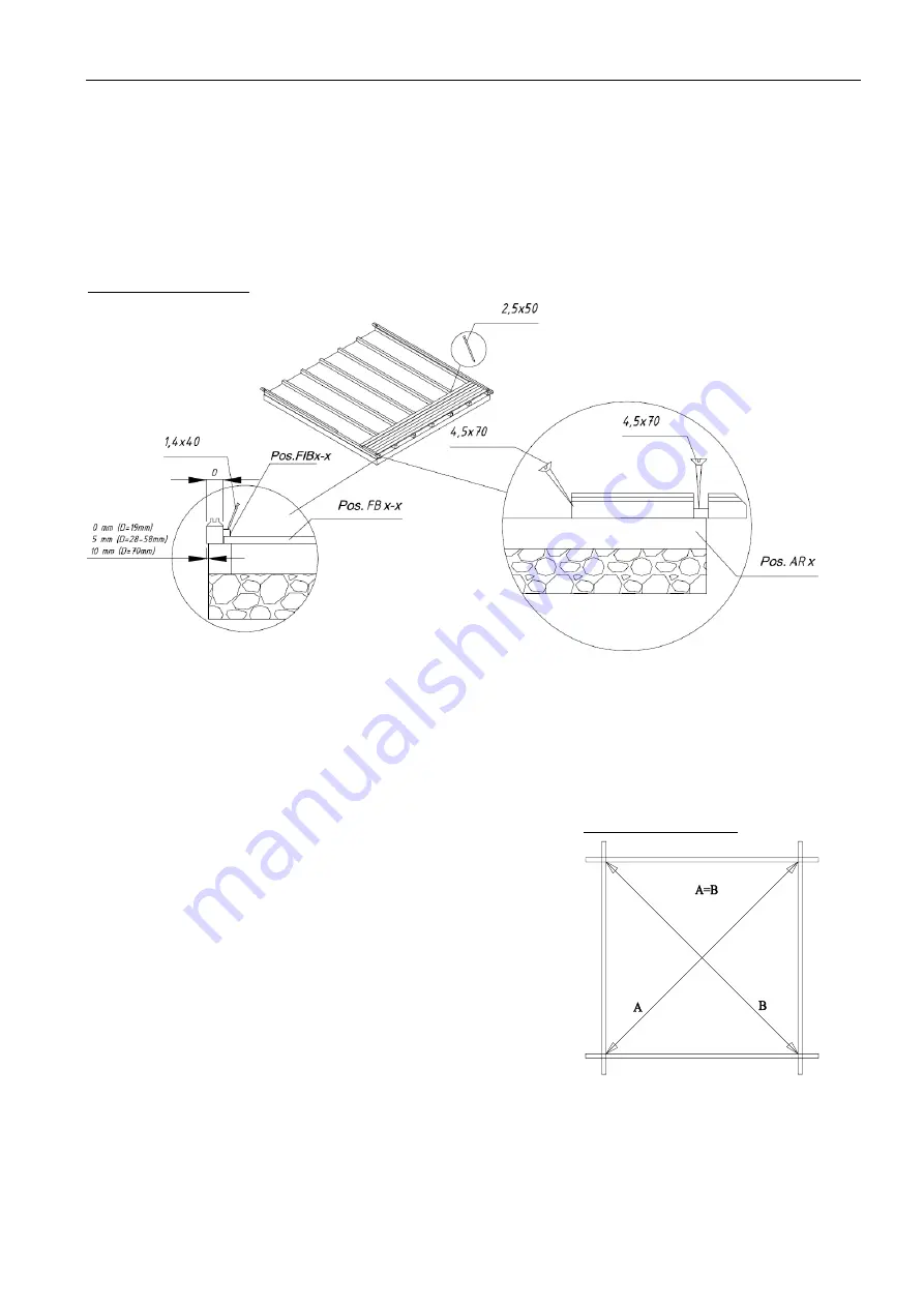 Palmako White Wood FRJ40-4040 Installation Manual Download Page 35