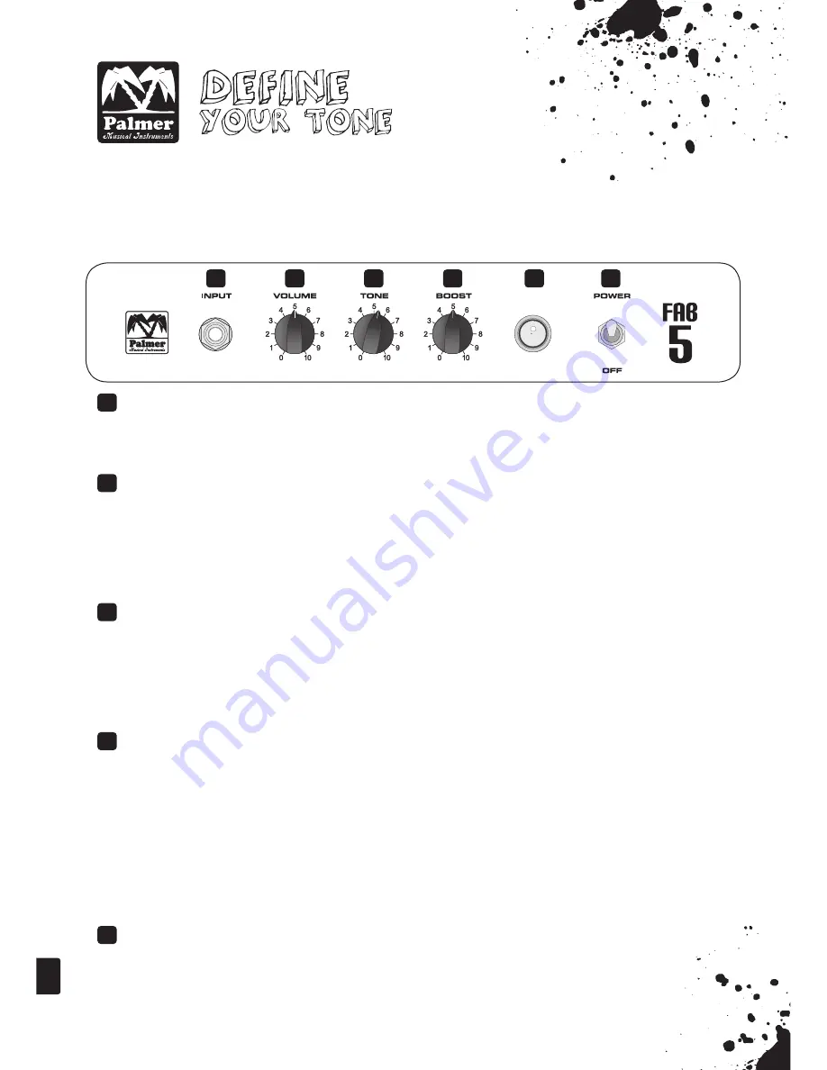 Palmer FAB5 User Manual Download Page 10