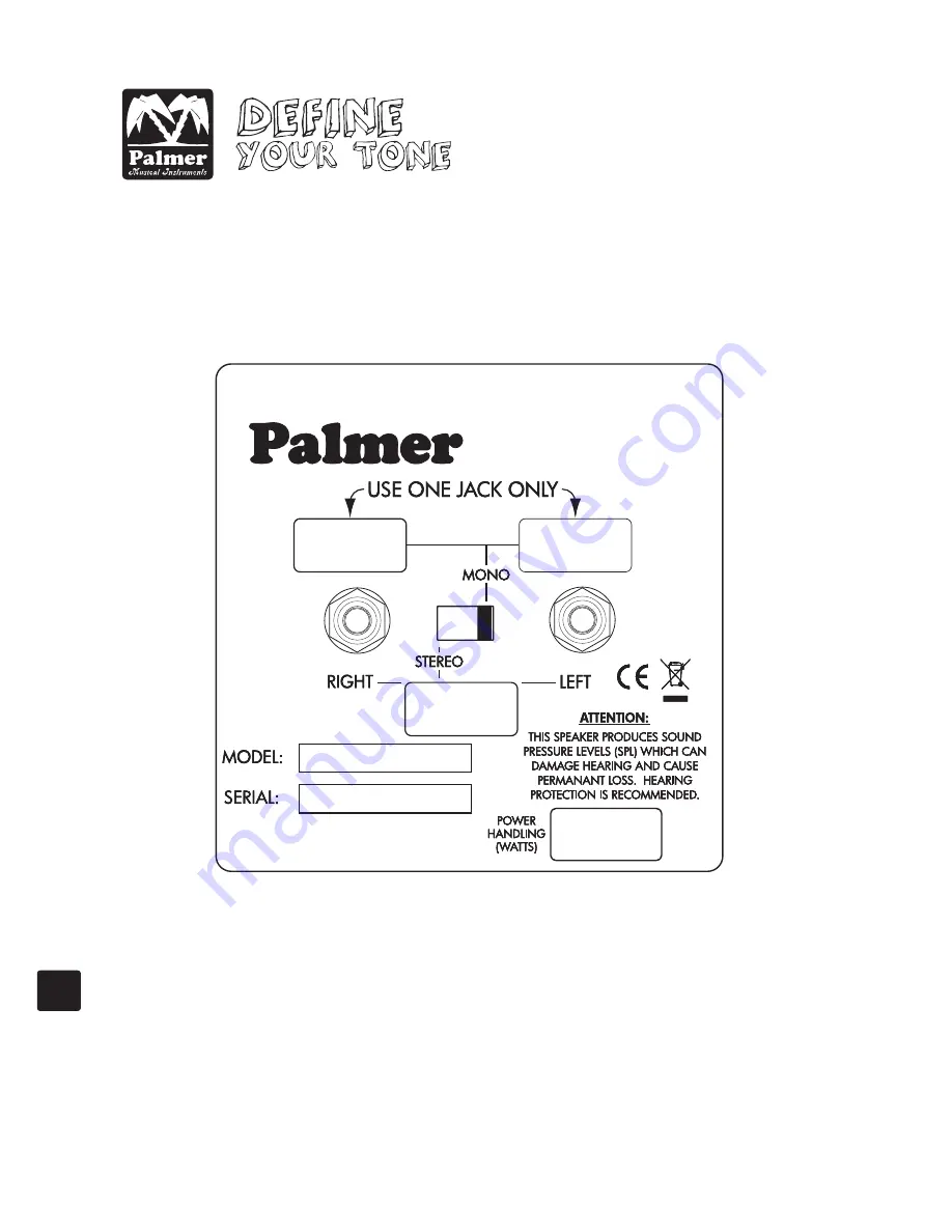 Palmer PCAB110 User Manual Download Page 70