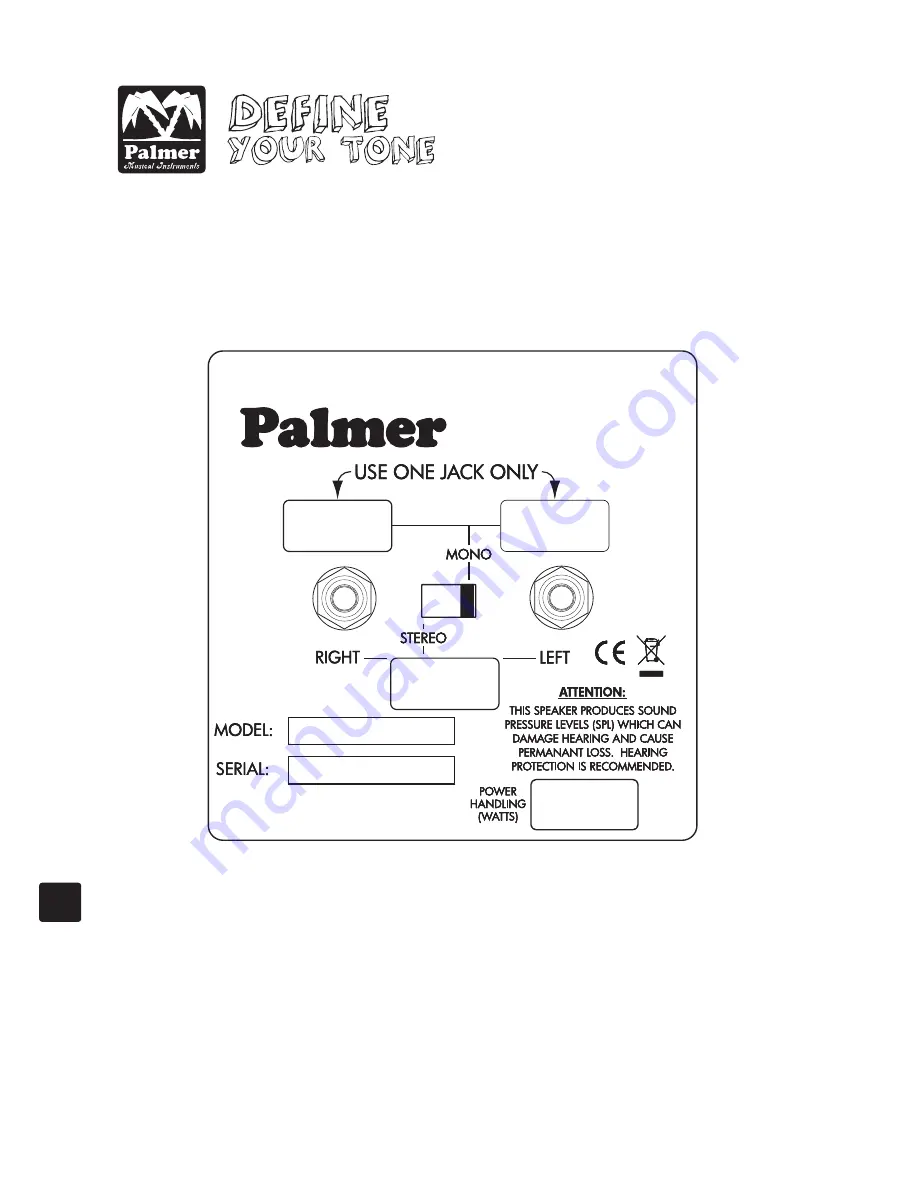 Palmer PCAB110 User Manual Download Page 98