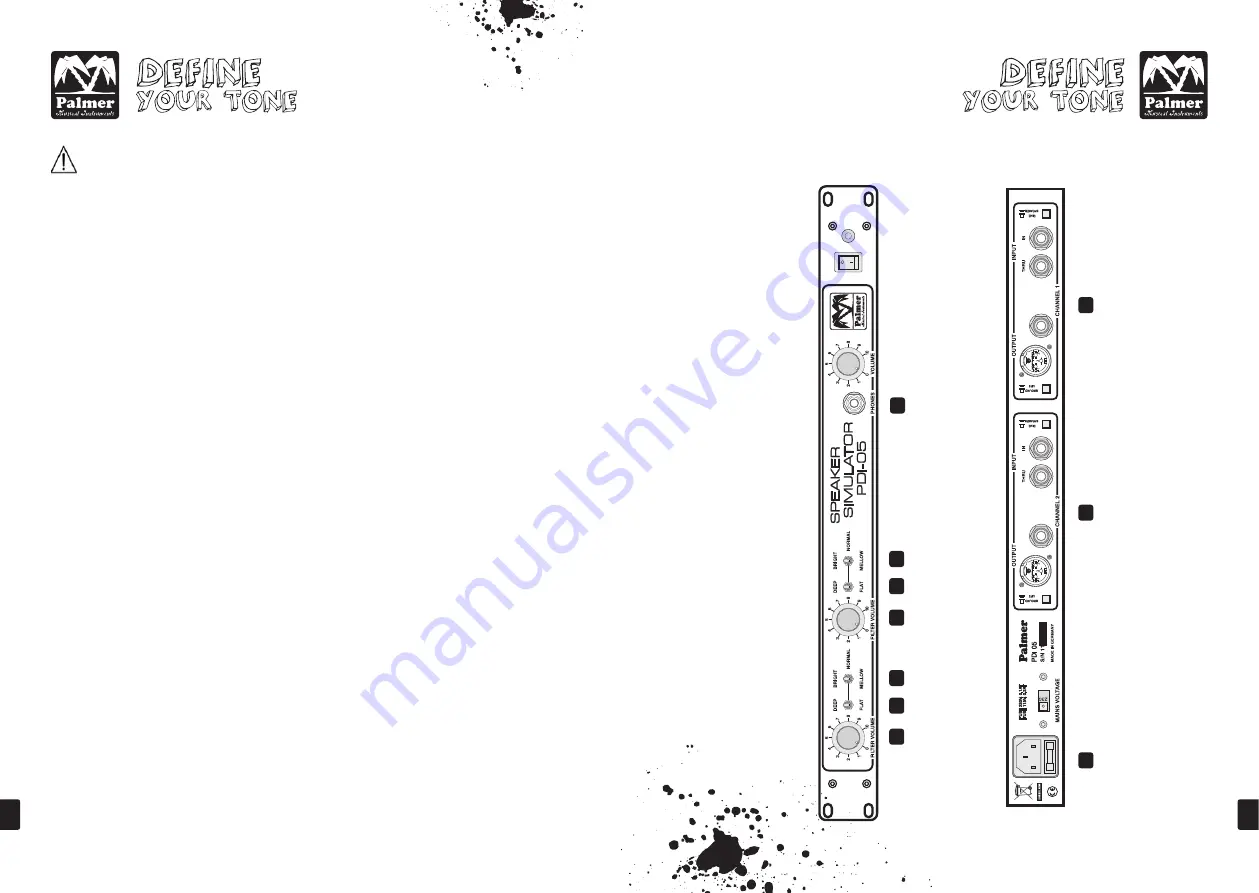 Palmer PDI05 User Manual Download Page 4