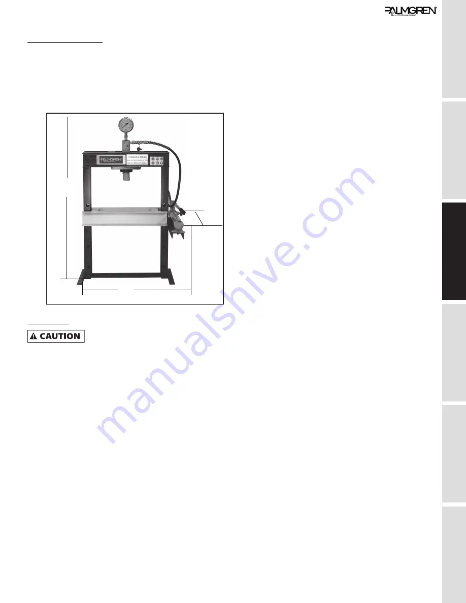 Palmgren 9661610 Operating Instructions & Parts Manual Download Page 7