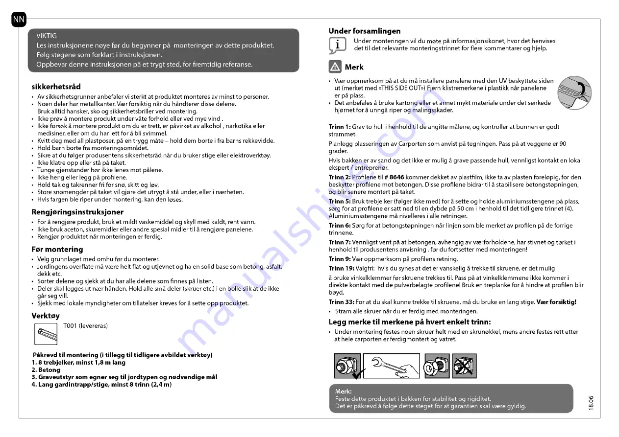 Palram Applications Arizona 5000 Wave Instructions Manual Download Page 10