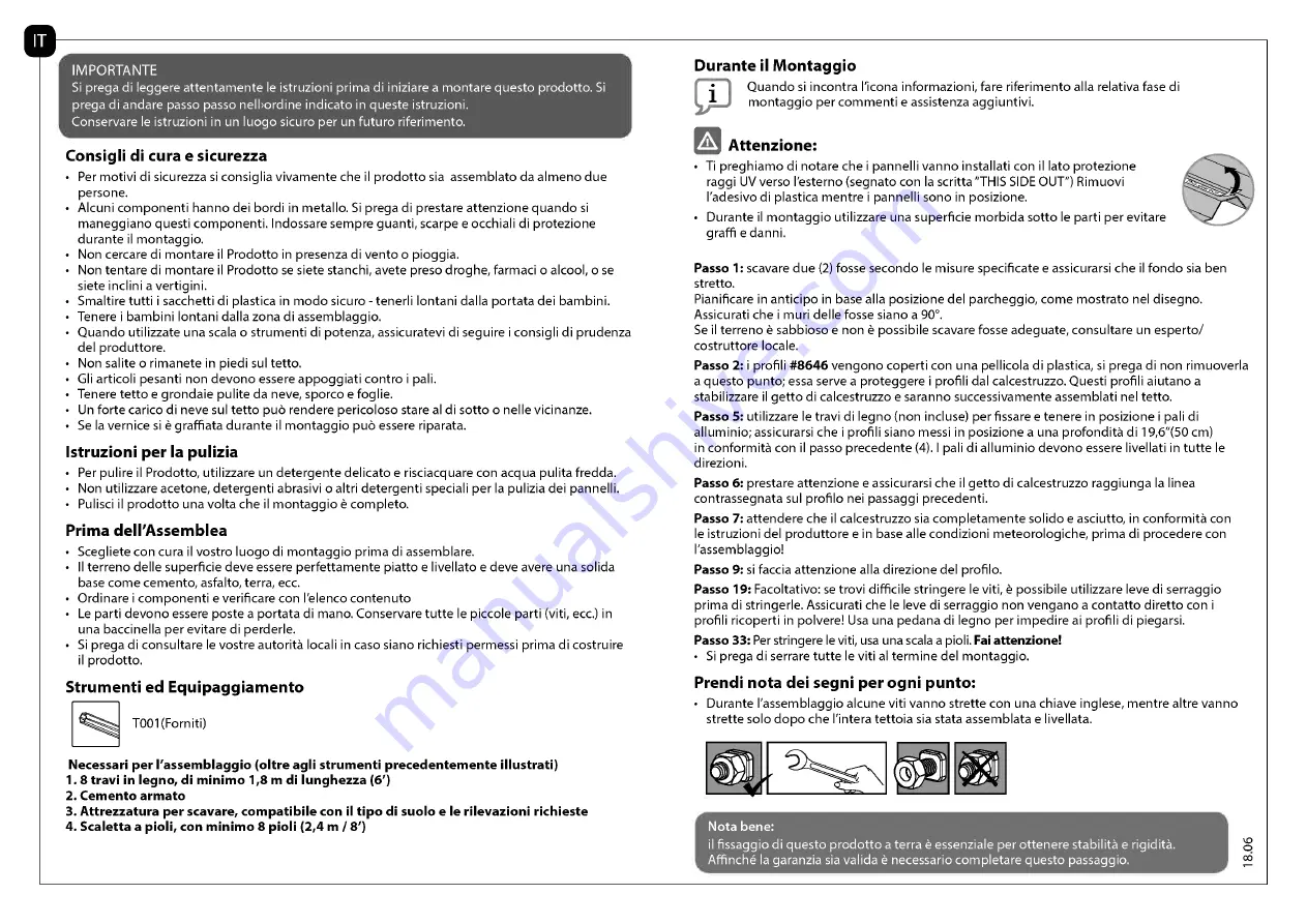 Palram Applications Arizona 5000 Wave Instructions Manual Download Page 14