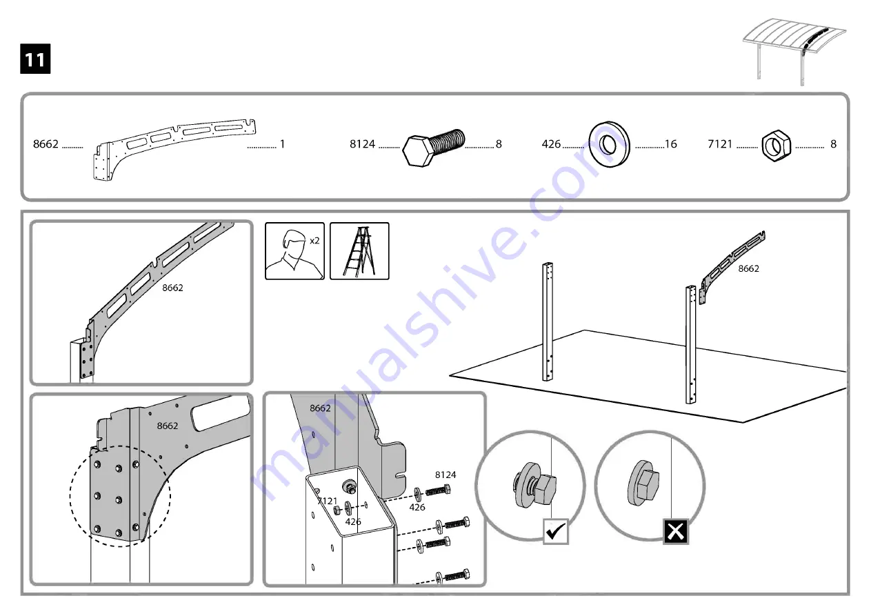 Palram Applications Arizona 5000 Wave Instructions Manual Download Page 35