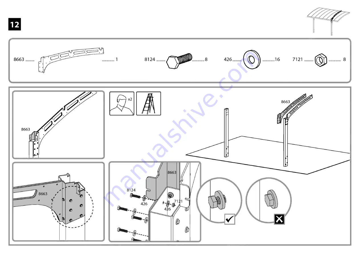 Palram Applications Arizona 5000 Wave Instructions Manual Download Page 36