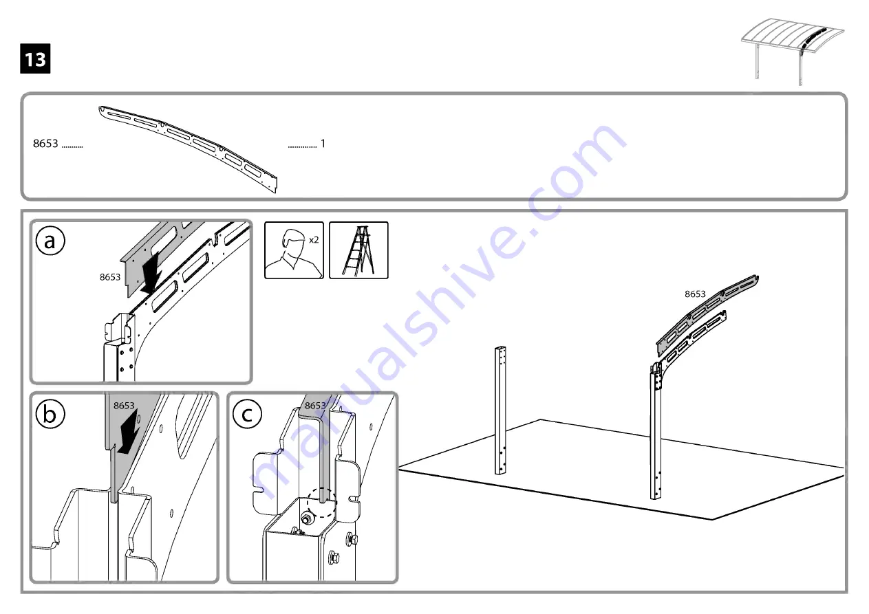 Palram Applications Arizona 5000 Wave Instructions Manual Download Page 37