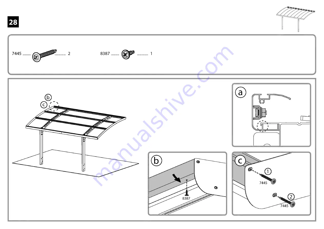 Palram Applications Arizona 5000 Wave Instructions Manual Download Page 52