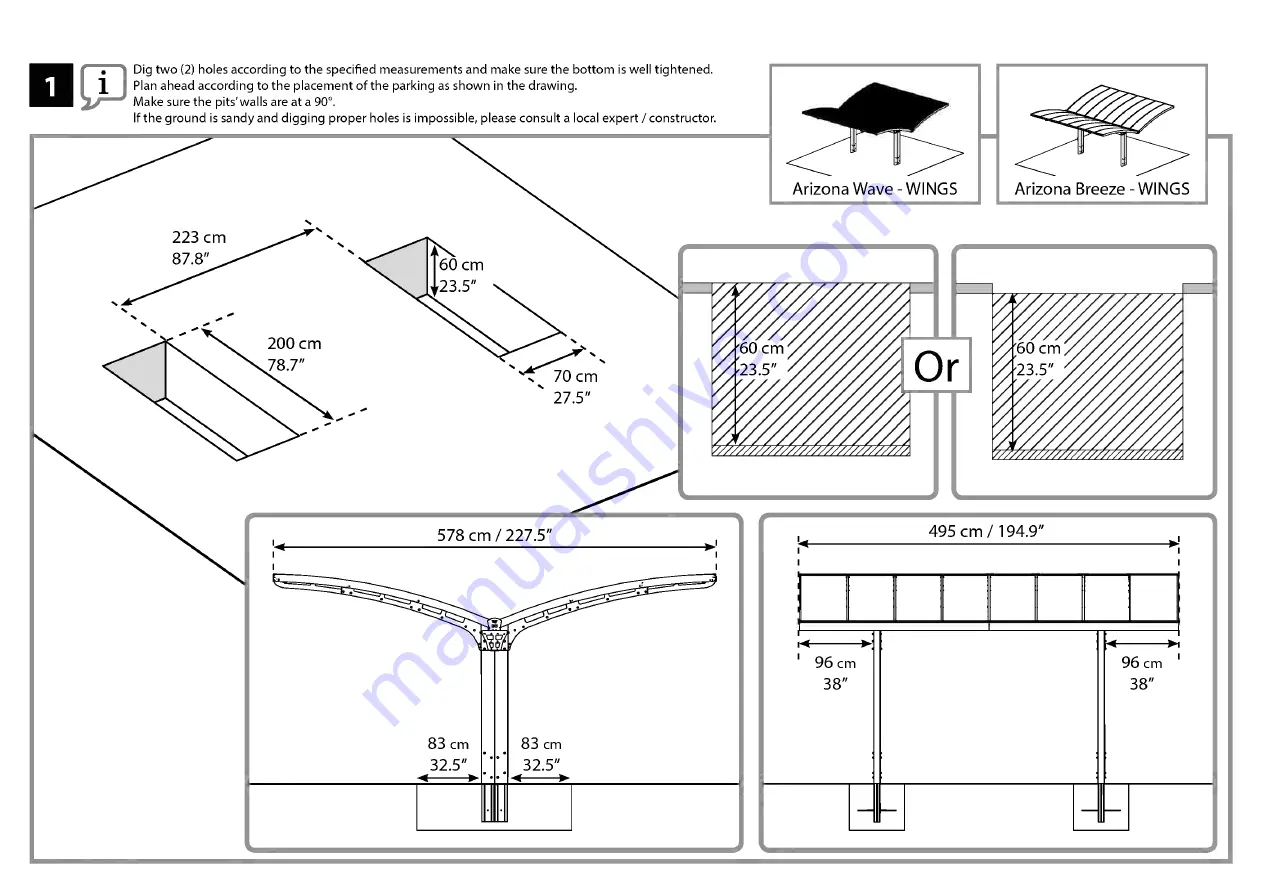 Palram Applications Arizona 5000 Wave Instructions Manual Download Page 74