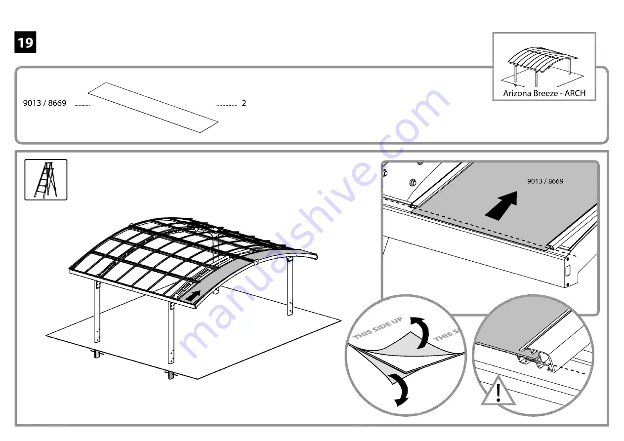 Palram Applications Arizona 5000 Wave Instructions Manual Download Page 92