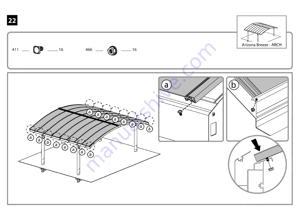 Palram Applications Arizona 5000 Wave Instructions Manual Download Page 95