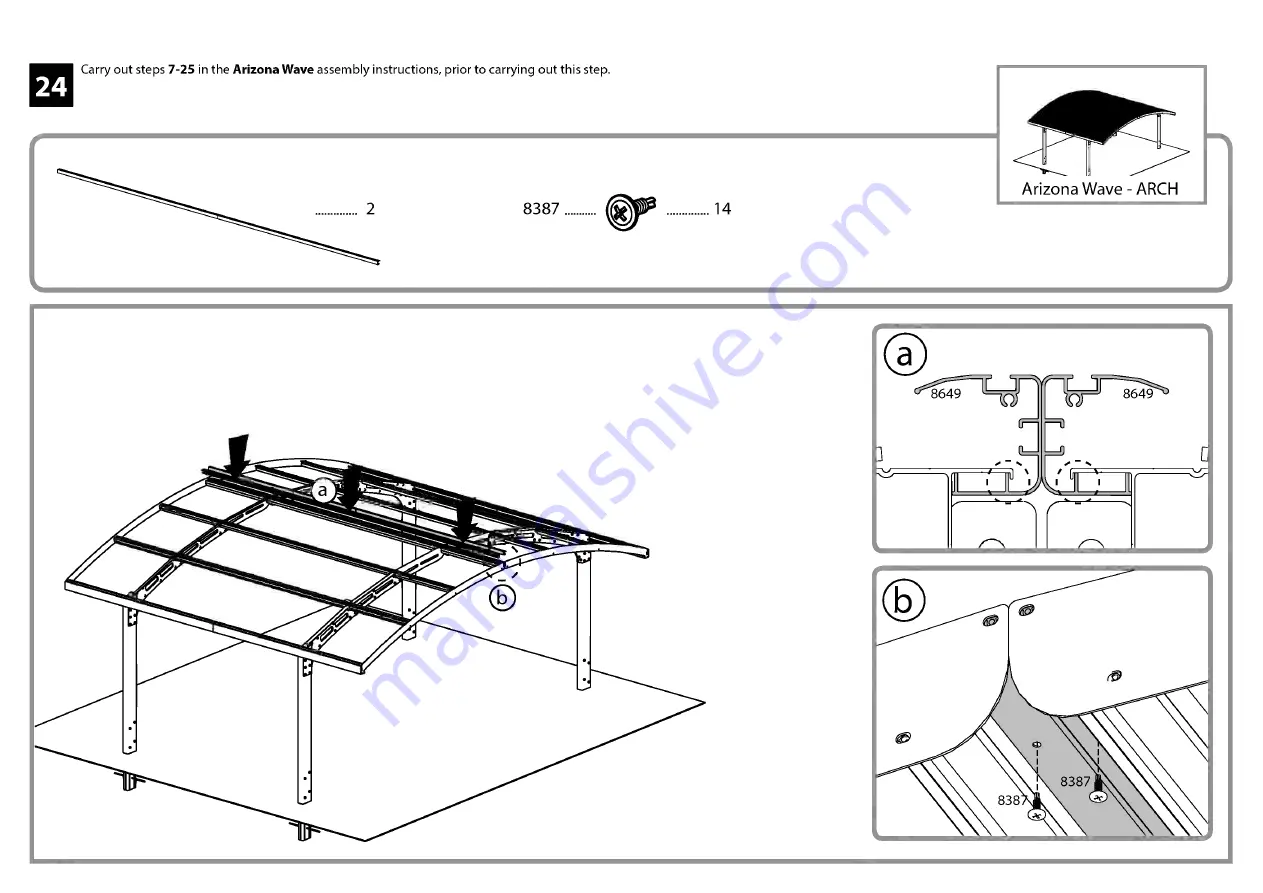 Palram Applications Arizona 5000 Wave Instructions Manual Download Page 97