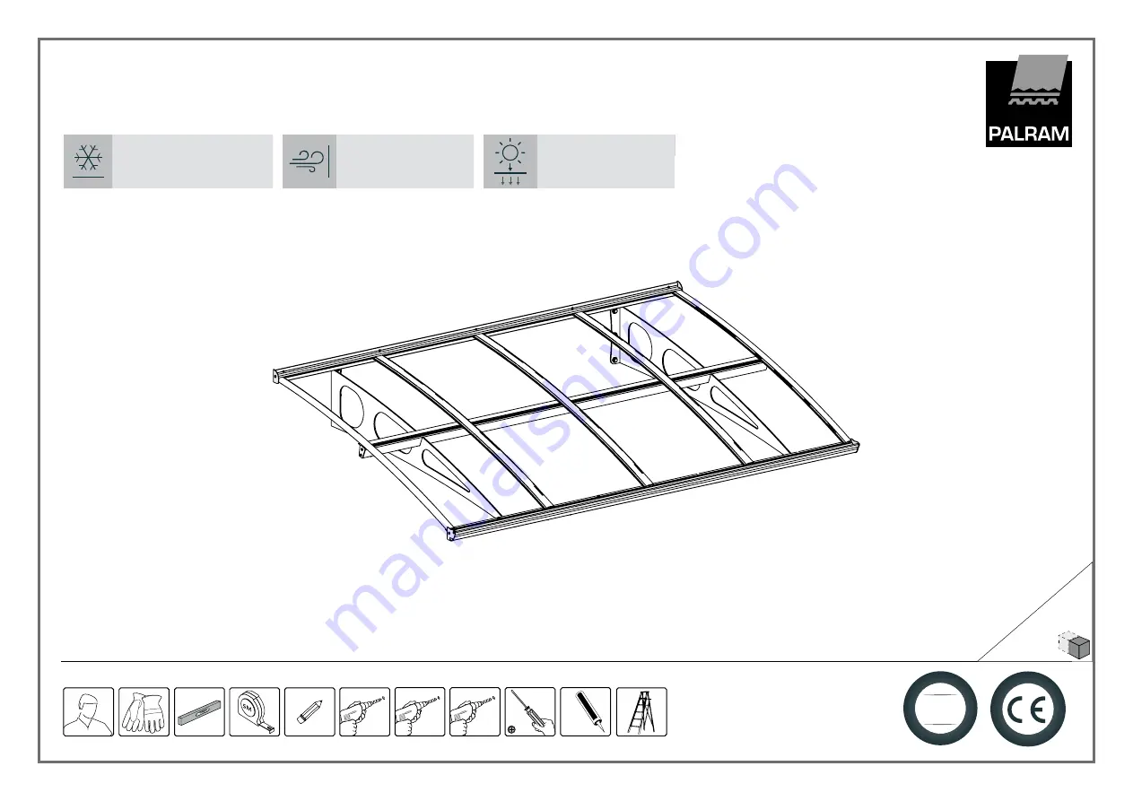 Palram Applications BORDEAUX 2230 Скачать руководство пользователя страница 2