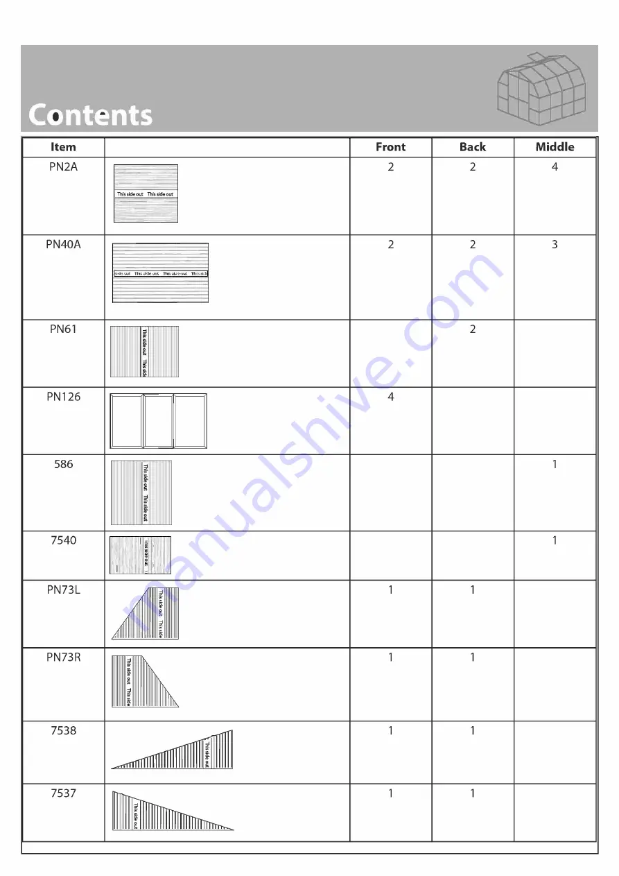 Palram Applications Grand Gardener Prestige 8x12 Instructions Manual Download Page 10